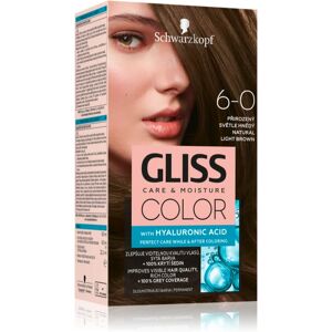 Schwarzkopf Gliss Color permanent hair dye shade 6-0 Natural Light Brown