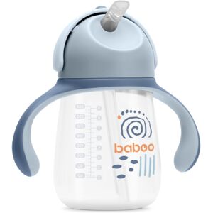 Baboo Cup with Silicone Straw cup with straw Blue Haze 9m+ 260 ml