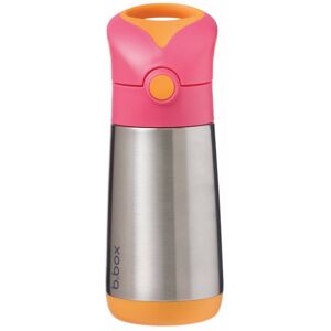 B.Box Thermos thermos with straw Pink Orange 350 ml
