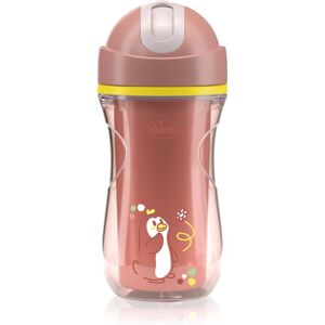 Chicco Sport Cup 14m+ cup with straw Pink 266 ml