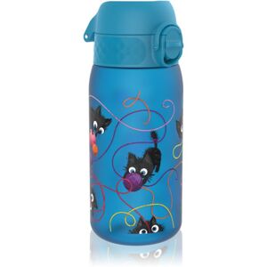 Ion8 Leak Proof bottle for water for children Blue Cats 350 ml