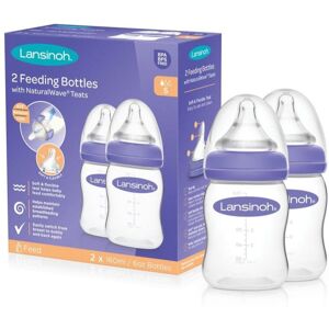 Lansinoh NaturalWave baby bottle 2x160 ml