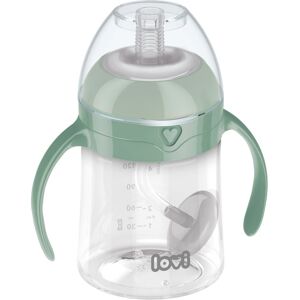 LOVI First Cup cup with straw Green 6m+ 150 ml