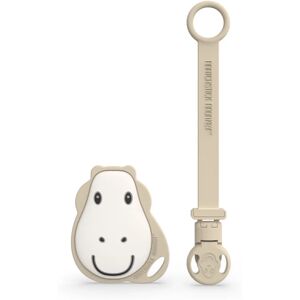 Matchstick Monkey Flat Face Teether & Soother Clip gift set (for children)