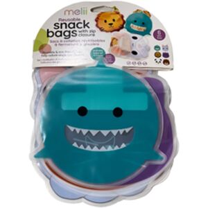 Melii Reusable Snack Bags bags for snacking 6 pc