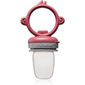 Minikoioi Feeder Teether Velvet Rose / Powder Grey teething toy for feeding 1 pc