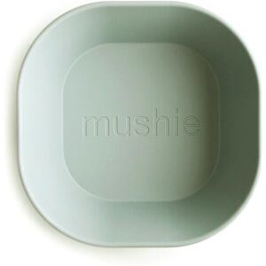 Mushie Square Dinnerware Bowl Bowl Sage 2 pc