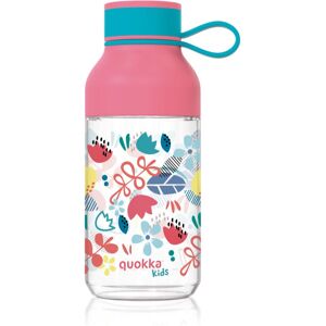 Quokka Ice Kids bottle with loop Flowers 430 ml