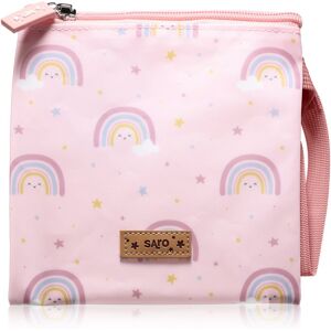 Saro Baby Sandwich Bag pouch for snacking Pink 17,5x17,5 cm 1 pc