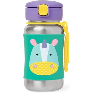 Skip Hop Zoo Straw Bottle stainless steel water bottle with straw Unicorn 12 m+ 350 ml