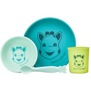 Sophie La Girafe Vulli Silicone Meal Set dinnerware set Green 6m+