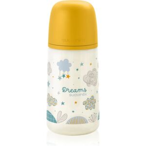 Suavinex Dreams SX Pro Anatomical M baby bottle 3 m+ Medium Flow - Yellow 270 ml