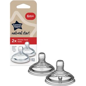 Tommee Tippee Natural Start Anti-Colic Teat baby bottle teat Thick Feed 6m+ 2 pc