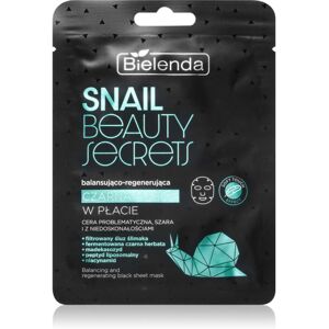 Bielenda Snail Beauty Secrets regenerating mask for problem skin, acne 1 pc