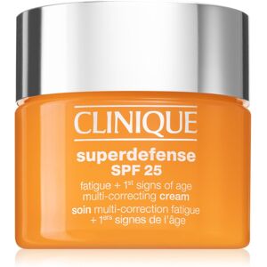 Clinique Superdefense™ SPF 25 Fatigue + 1st Signs Of Age Multi-Correcting Cream moisturiser for the first signs of ageing for oily and combination skin SPF 25 50 ml