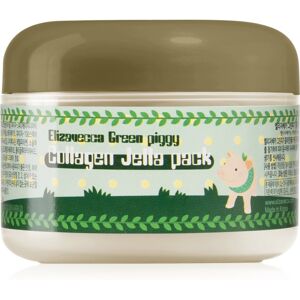 Elizavecca Green Piggy Collagen Jella Pack firming collagen mask for intensive restoration and skin stretching 100 ml