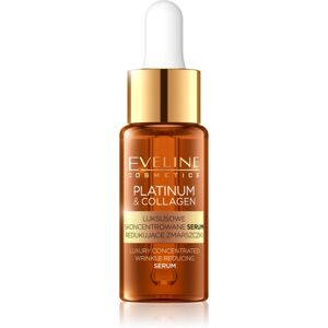 Eveline Cosmetics Platinum & Collagen concentrated serum with anti-wrinkle effect 18 ml