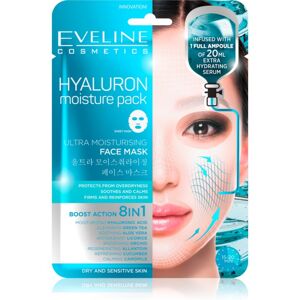 Eveline Cosmetics Hyaluron Moisture Pack super hydrating soothing sheet mask 1 pc