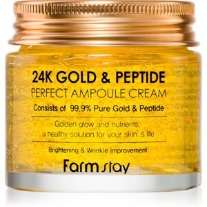 Farmstay 24K Gold & Peptide Perfect Ampoule Cream moisturising cream with anti-ageing effect 80 ml