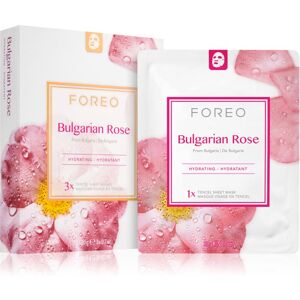 FOREO Farm to Face Sheet Mask Bulgarian Rose moisturising face sheet mask 3x20 ml