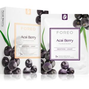 FOREO Farm to Face Sheet Mask Acai Berry antioxidant sheet mask 3x20 ml