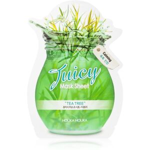 Holika Holika Juicy Mask Sheet Tea Tree sheet mask against imperfections in acne-prone skin 20 ml