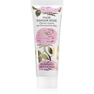 Korres Beauty Shots Damask Rose night face mask for tired skin 18 ml