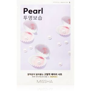 Missha Airy Fit Pearl brightening and moisturising sheet mask 19 g