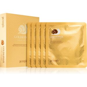 Petitfée Gold & Snail intensive hydrogel mask with snail extract 5x30 g