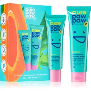 Pure Paw Paw Coconut moisturising balm for lips and dry areas (gift set)