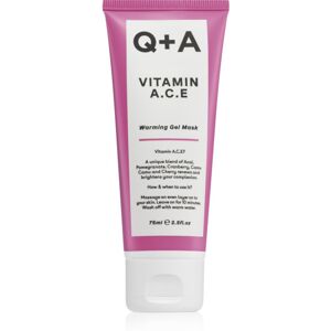 Q+A Vitamin A. C. E rejuvenating gel mask with vitamins A, C, E 75 ml