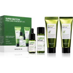 Some By Mi Super Matcha Pore Care Starter Kit gift set to tighten pores and mattify the skin