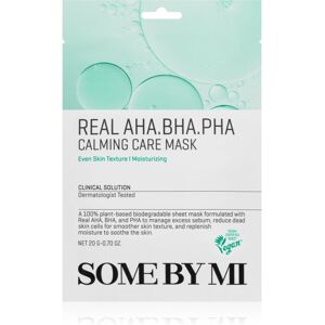 Some By Mi Clinical Solution AHA∙BHA∙PHA Calming Care Mask soothing sheet mask for problem skin 20 g