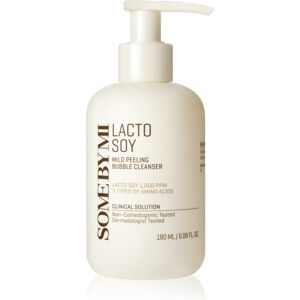 Some By Mi Lacto Soy Mild Bubble Peeling Cleanser gentle facial scrub for sensitive skin 180 ml