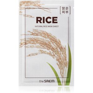 The Saem Natural Mask Sheet Rice moisturising and smoothing sheet mask 21 ml
