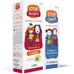 Arkopharma Stop Piolhos Treatment and Care Lotion 100ml + Shampoo 125ml + Comb
