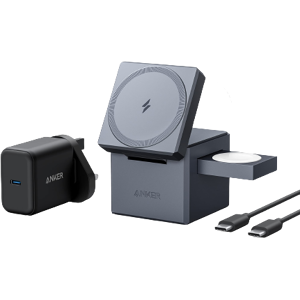 Anker 3-in-1 Cube with MagSafe Black