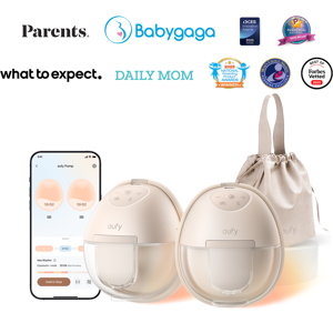 eufy Security Electric Breast Pump, Wearable and Hands Free S1 White