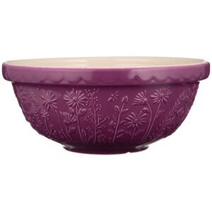 Mason Cash In The Meadow Daisy 26cm Stoneware Mixing Bowl - Berry