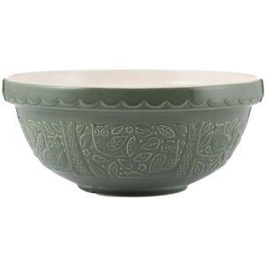 Mason Cash In The Forest 26cm Stoneware Mixing Bowl - Green, Owl