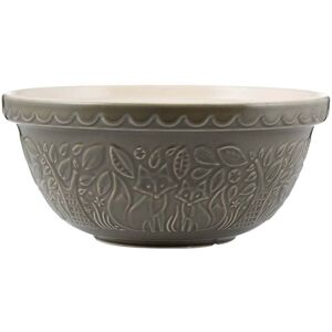 Mason Cash In The Forest 29cm Stoneware Mixing Bowl - Grey, Fox