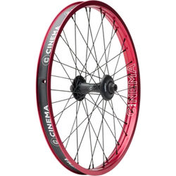 Cinema 444 20" BMX Front Wheel (20" - Red) - Red;Black