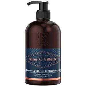 Gillette King C. Beard and Face Wash 350mL