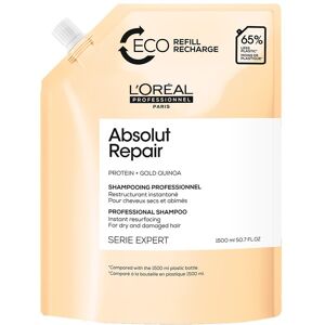 L'Oréal Professionnel Serie Expert Absolut Repair Shampoo Damaged Hair 1500mL Refill