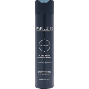 Papillon Pure Mint Hair and Body Shampoo Daily Use 300mL