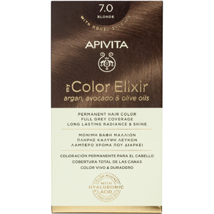 Apivita My Color Elixir Permanent Hair Color 1 un. 7.0 Blond