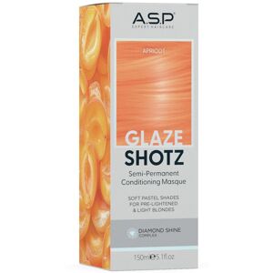 A.S.P Hair Glaze Shotz Semi-Permanent Conditioning Masque Soft Pastel Shades 150mL Apricot