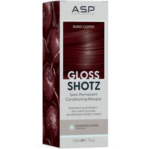 A.S.P Hair Gloss Shotz Semi-Permanent Conditioning Masque Color Enhancer 150mL Burnt Copper