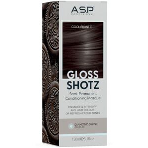 A.S.P Hair Gloss Shotz Semi-Permanent Conditioning Masque Color Enhancer 150mL Cool Brunette