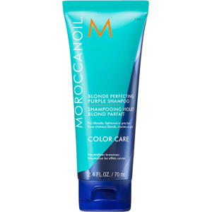 Moroccanoil Color Care Blonde Perfecting Purple Shampoo for Blonde, Lightened Brunette, and Grey Hair 70mL